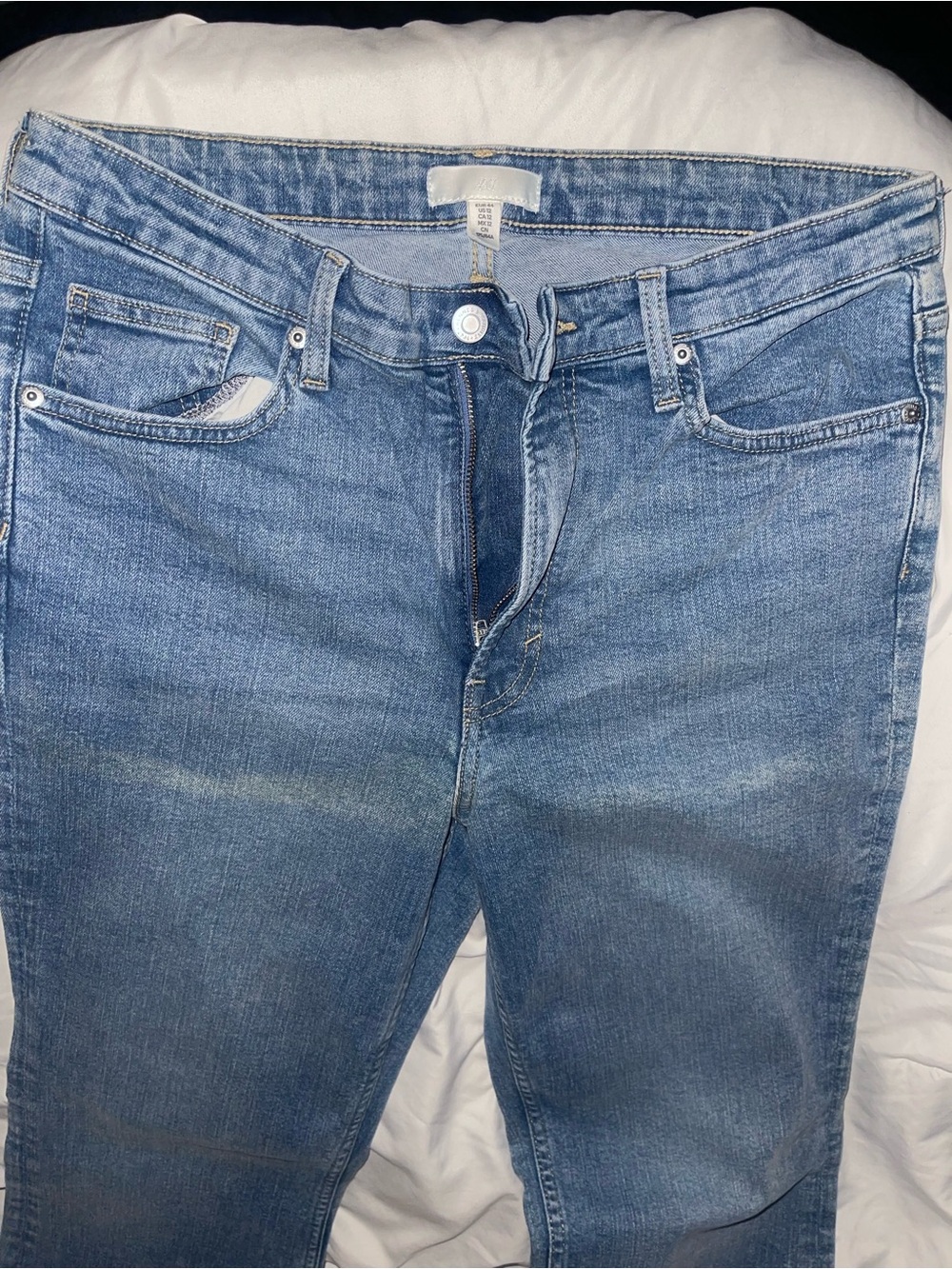 H&M Medium Blue Flared Jeans